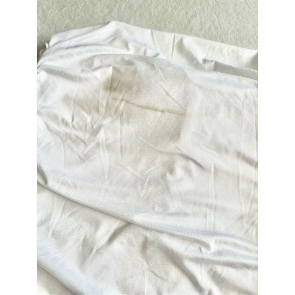 White long sleeve ruched dress size extra large - Picture 7 of 7